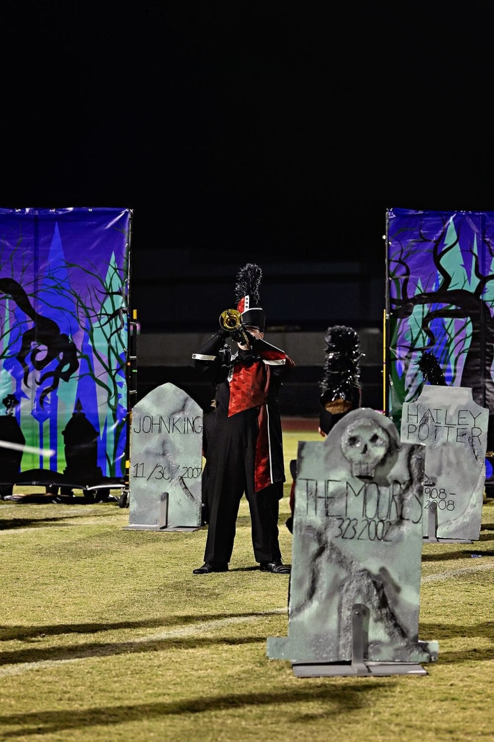 Desert Ridge marching band on Senior Night